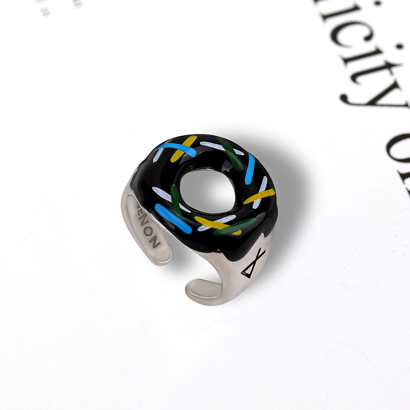 2:Black Donut Ring