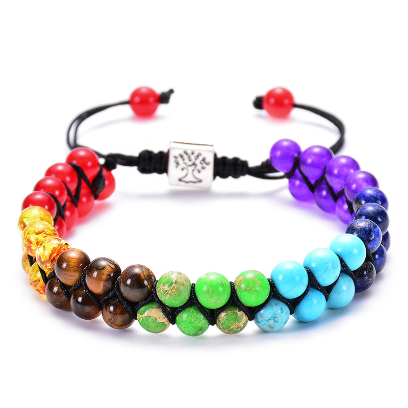 2:6 mm seven Chakra Bracelet