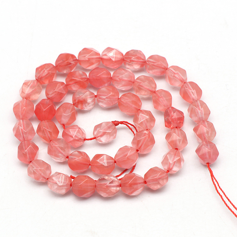 Cherry Quartz 8mm/43 pcs