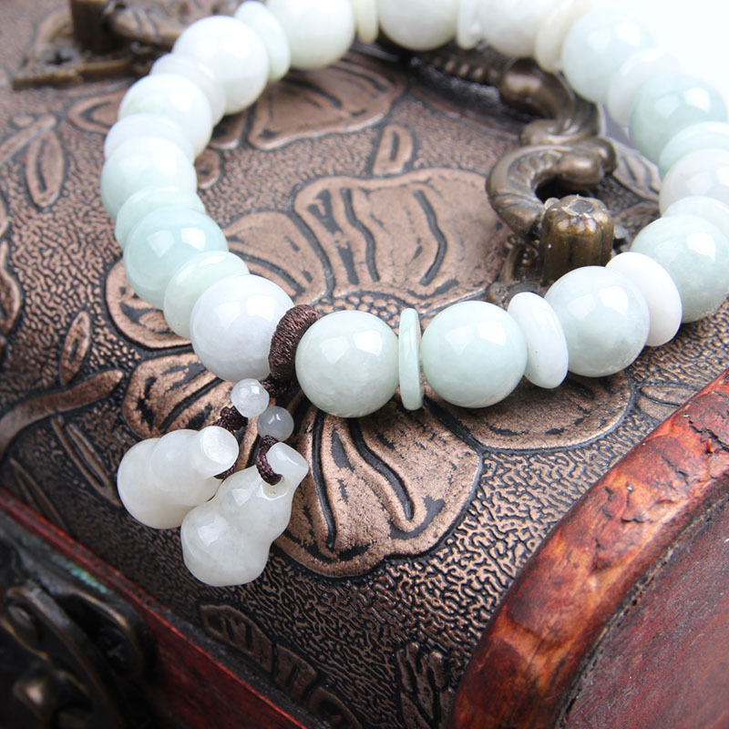 Jade gourd bracelet 10mm/15