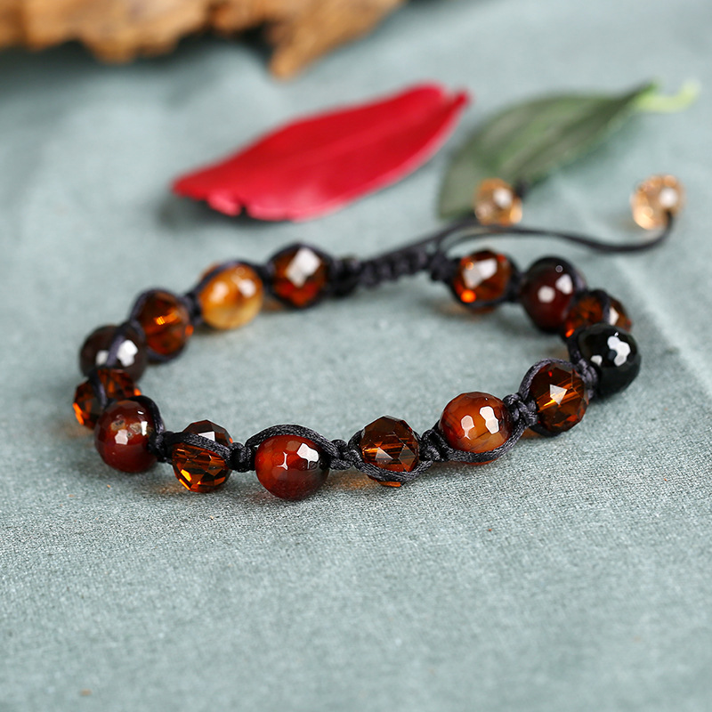 Coffee agate bracelet