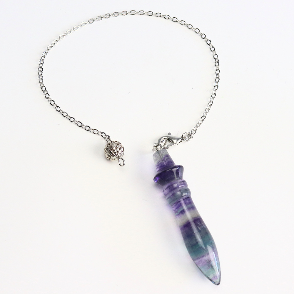 Purple Fluorite,60x12mm