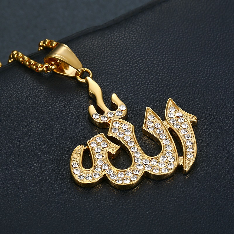 Gold single pendant