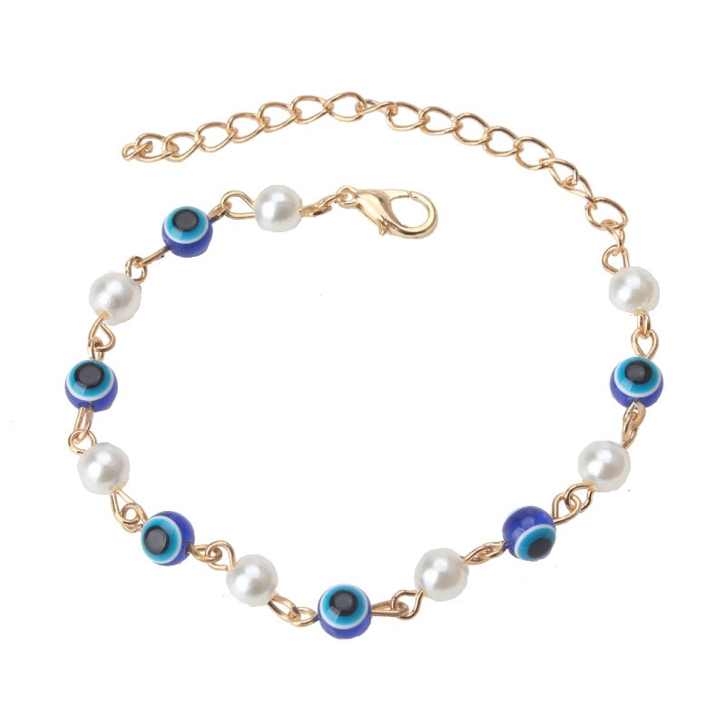 Devil's Eye pearl bracelet