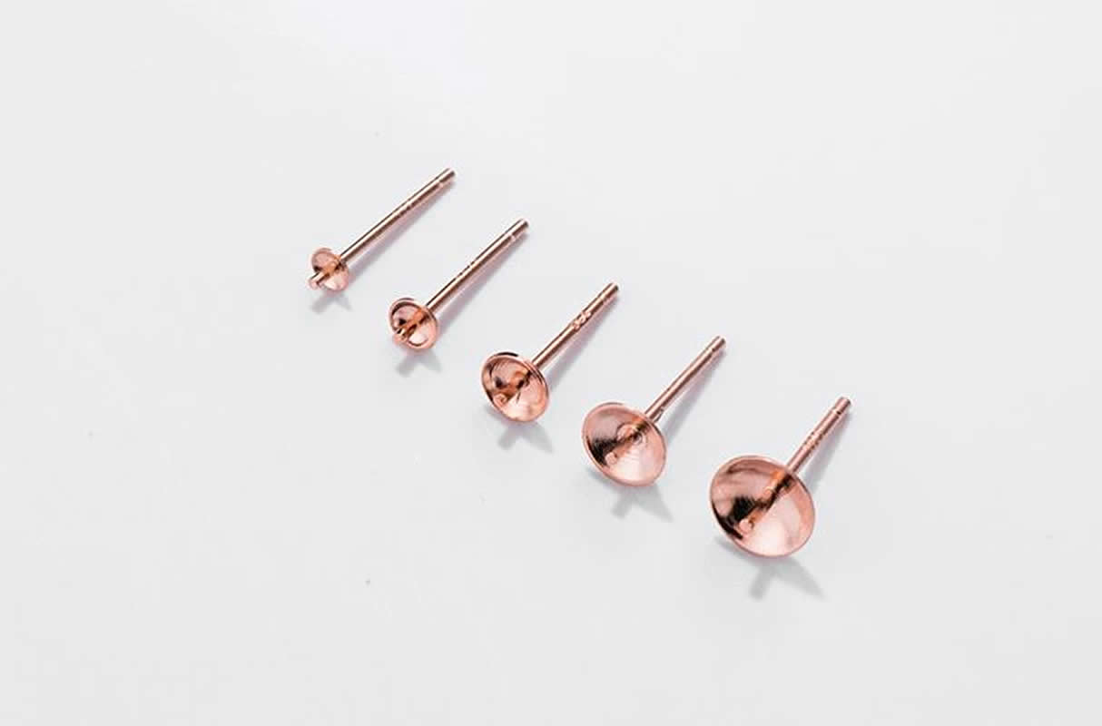 rose gold color 4mm