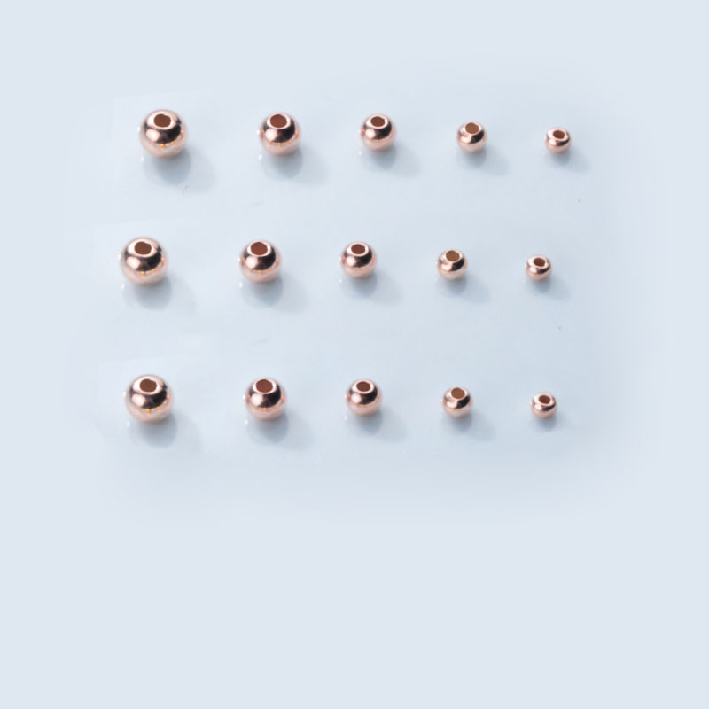 rose gold color plated 2.5mm