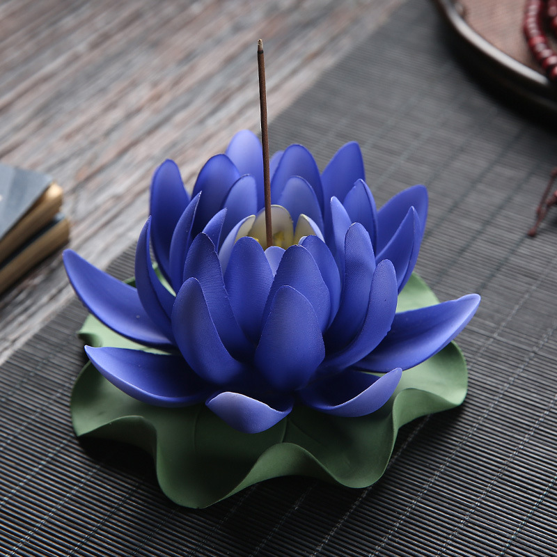 12:Blue lotus   lotus leaf bottom