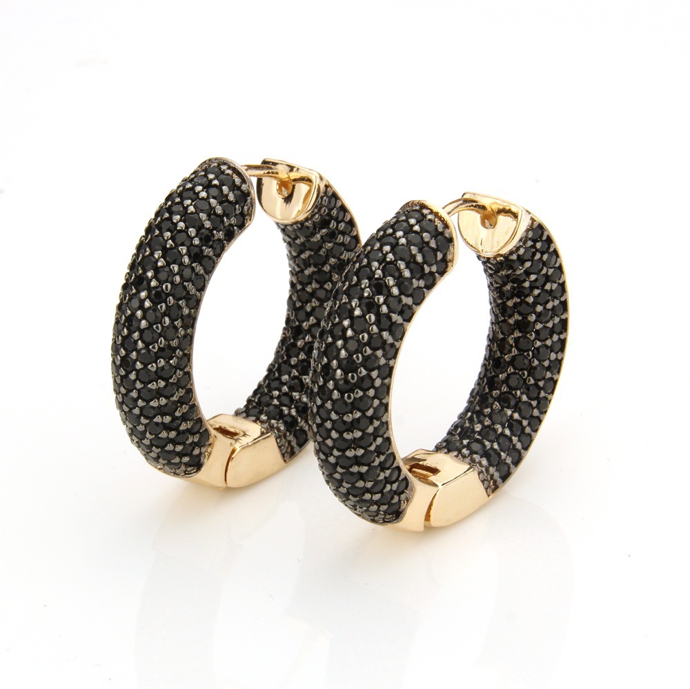 Zircon gold - plated black