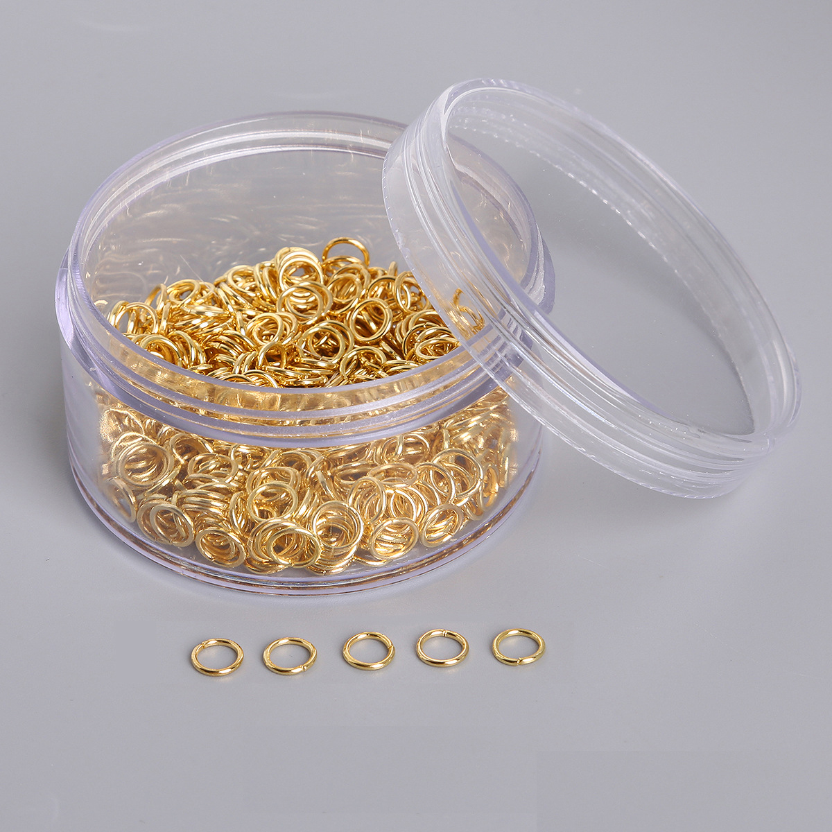 6:0.8 X6mm box [golden single circle] 400 pieces