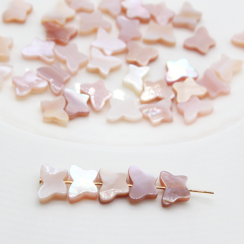 C: 6*9mm pink shellfish butterfly