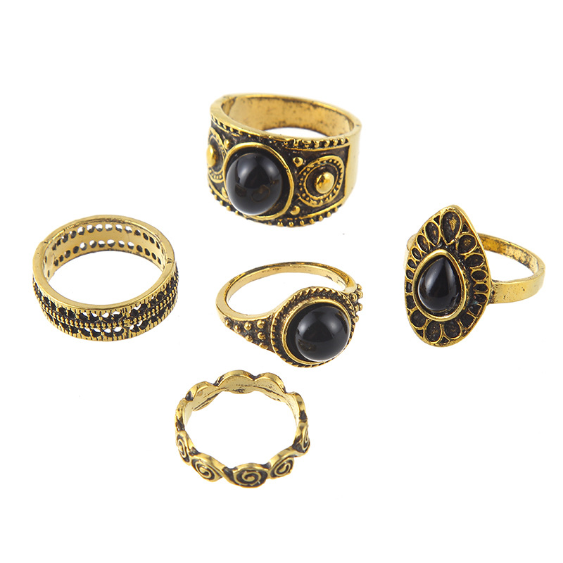 5 Gold Ring Sets 4751-D0704