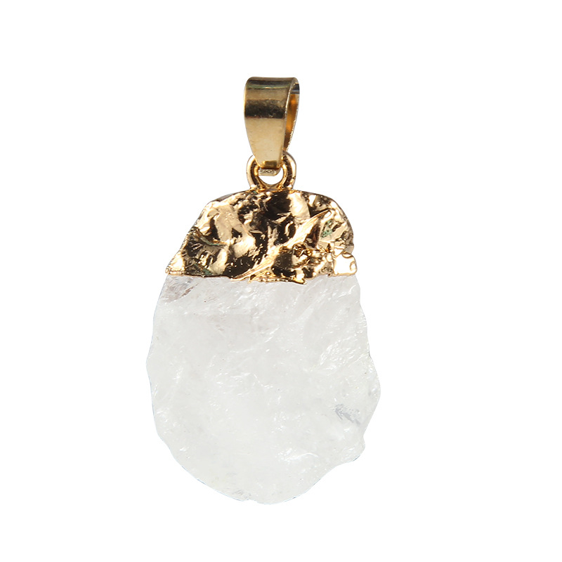 White Natural Stone Pendant 43769-BC2404