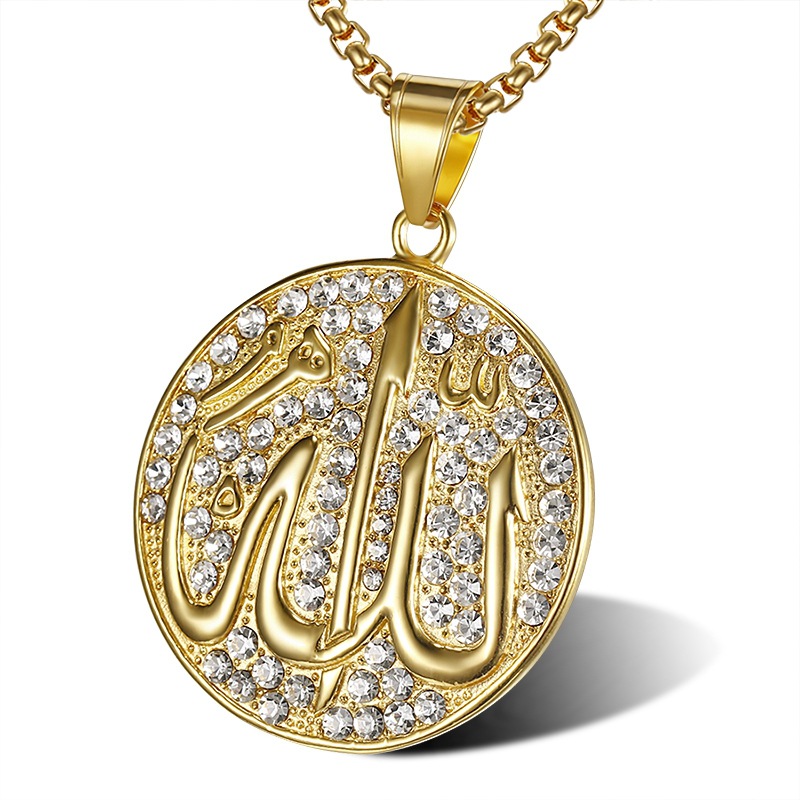 Gold single pendant