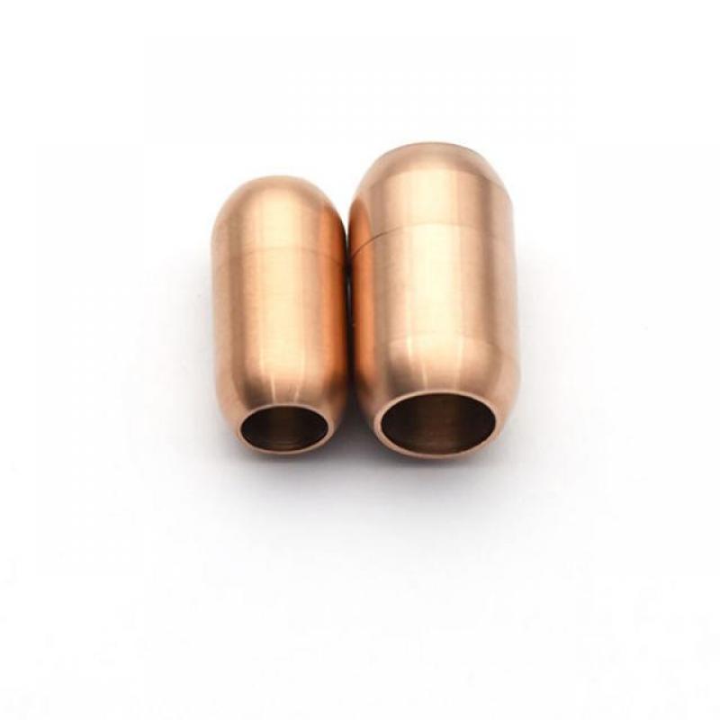 Sand surface rose gold 5mm aperture