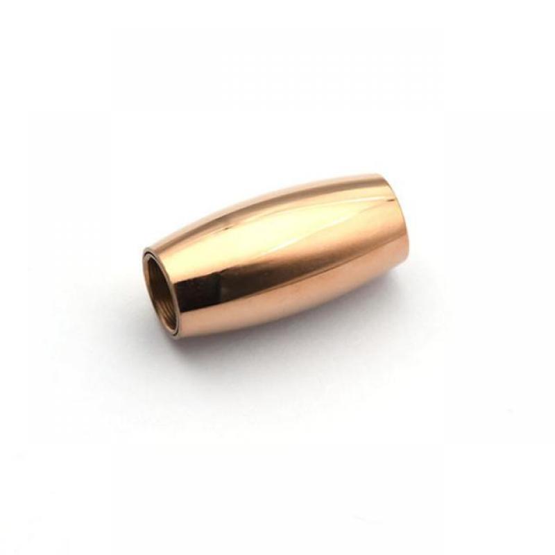 Bright rose gold 5mm inner diameter