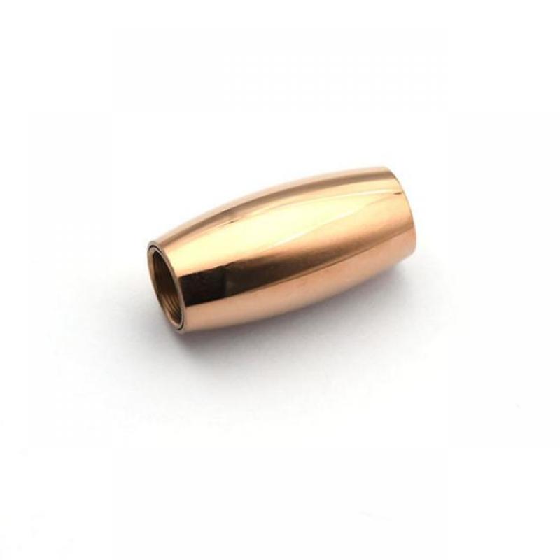 Bright rose gold 6mm inner diameter