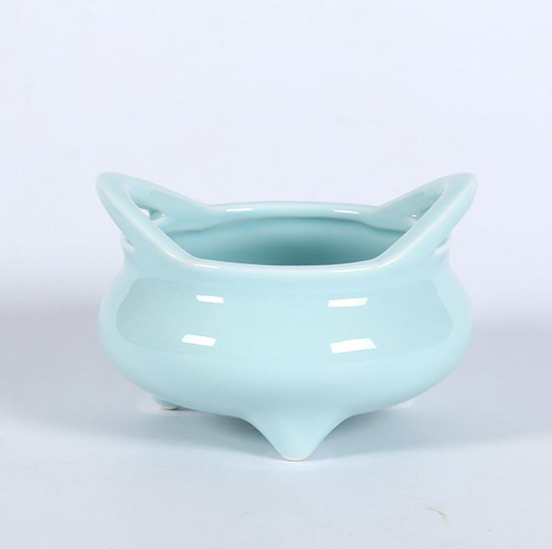 Powder green incense burner