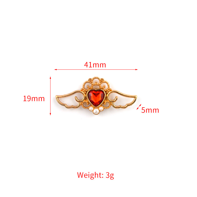 Short sword accessories_with diamond wings red