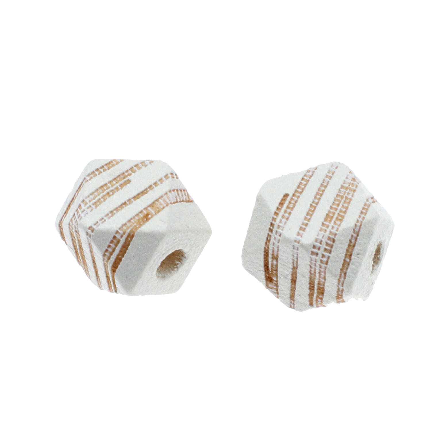 18:ivory, 12x12mm, Hole: 3mm