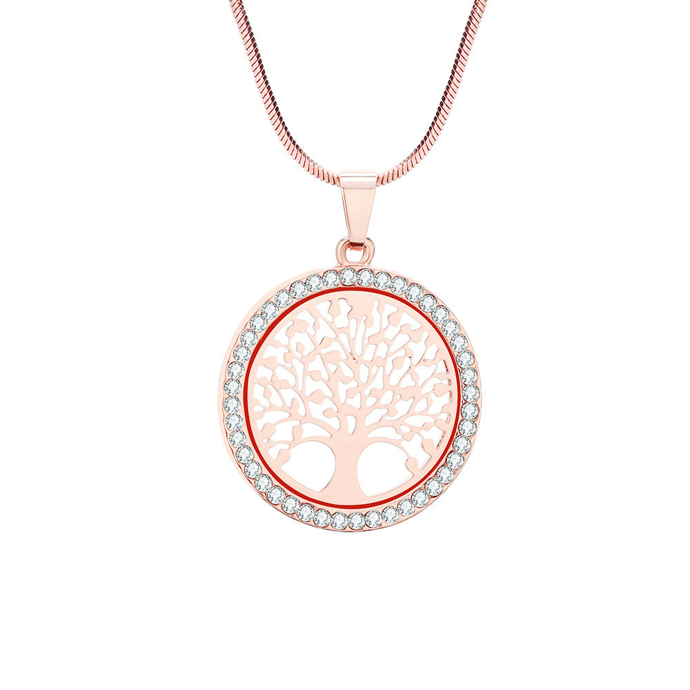 3:Necklace rose gold 45cm 10cm,2.5cm