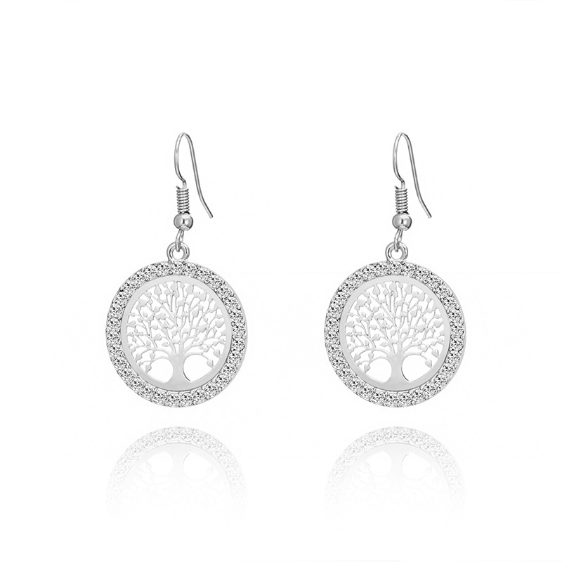 Earrings silver  4.2cm