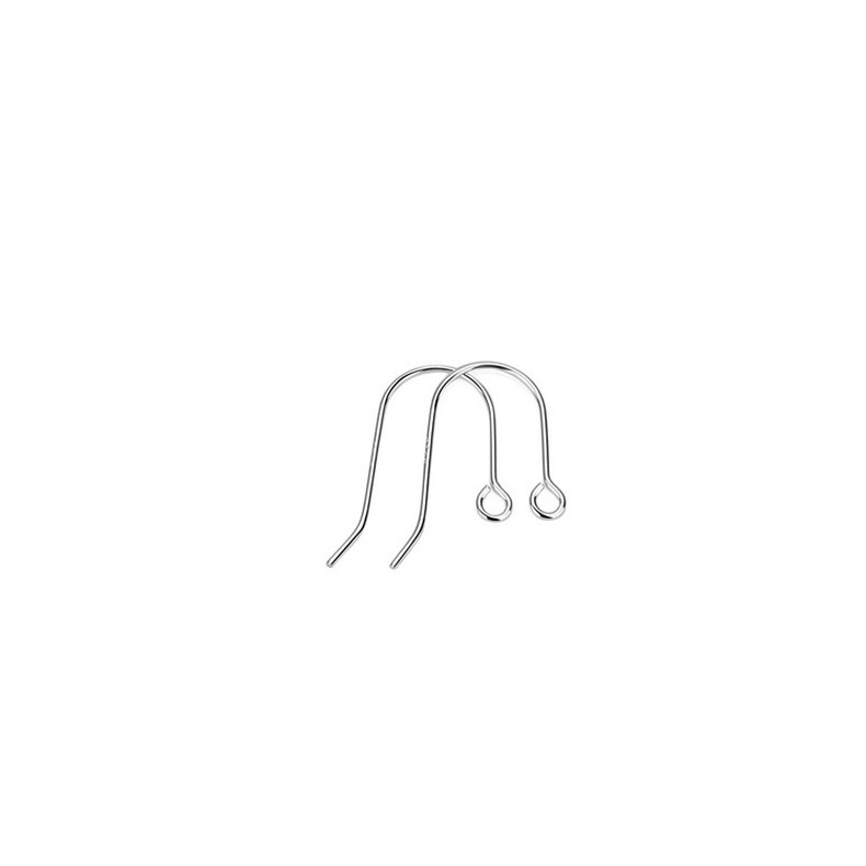 silver 0.65/U-shaped ear hook/pair