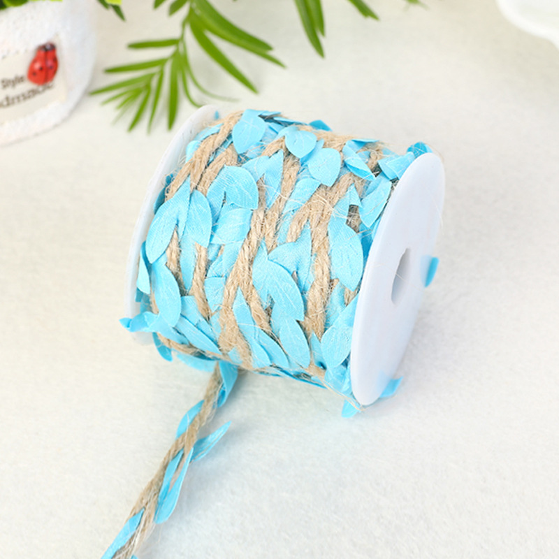 Simulation hemp rope (blue) 10 meters/roll