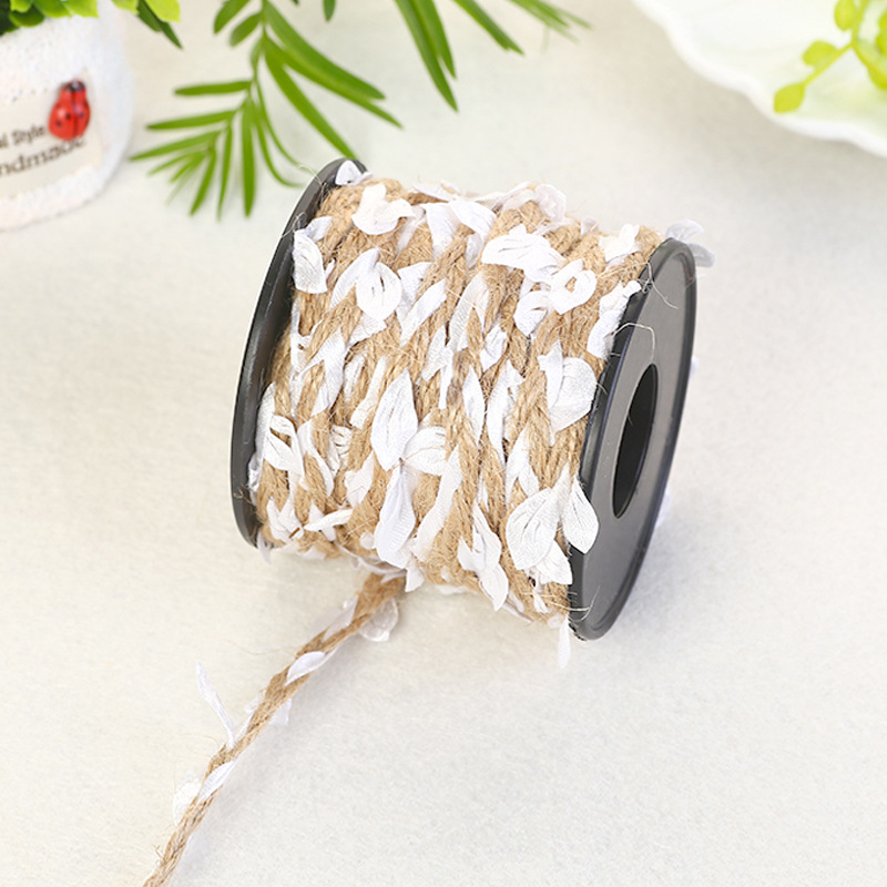 2:Artificial hemp rope (white) 10 meters/roll