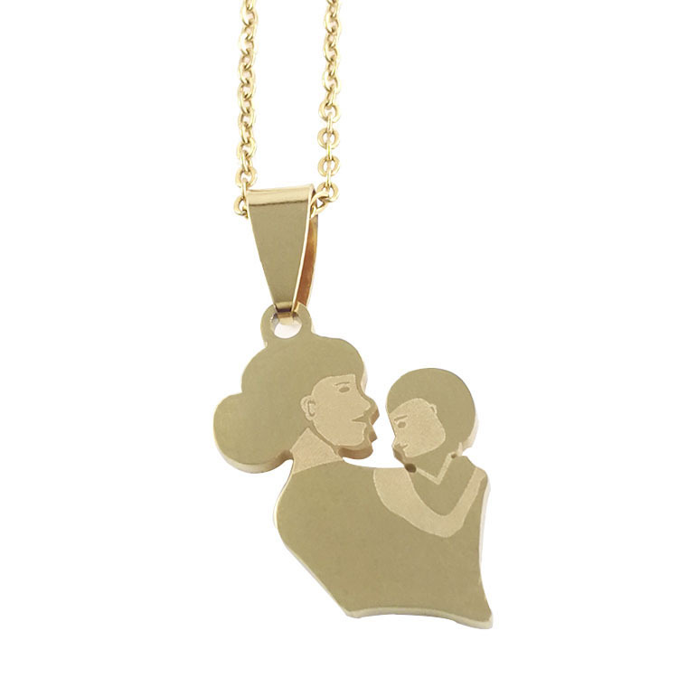 8:Gold pendant with O chain