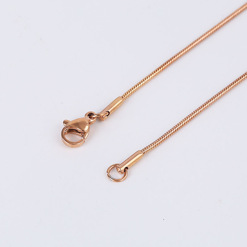 Rose gold 1.5mm*60cm length