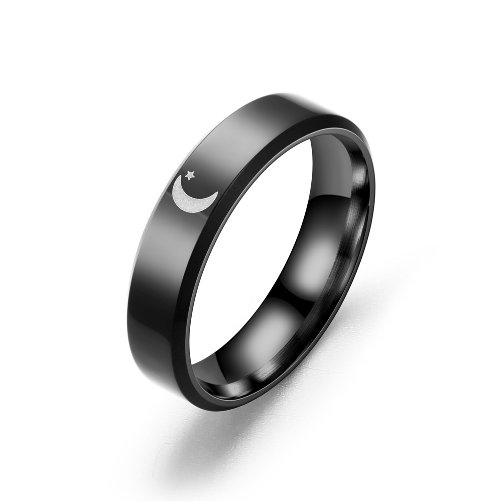 Moon Ring 8#