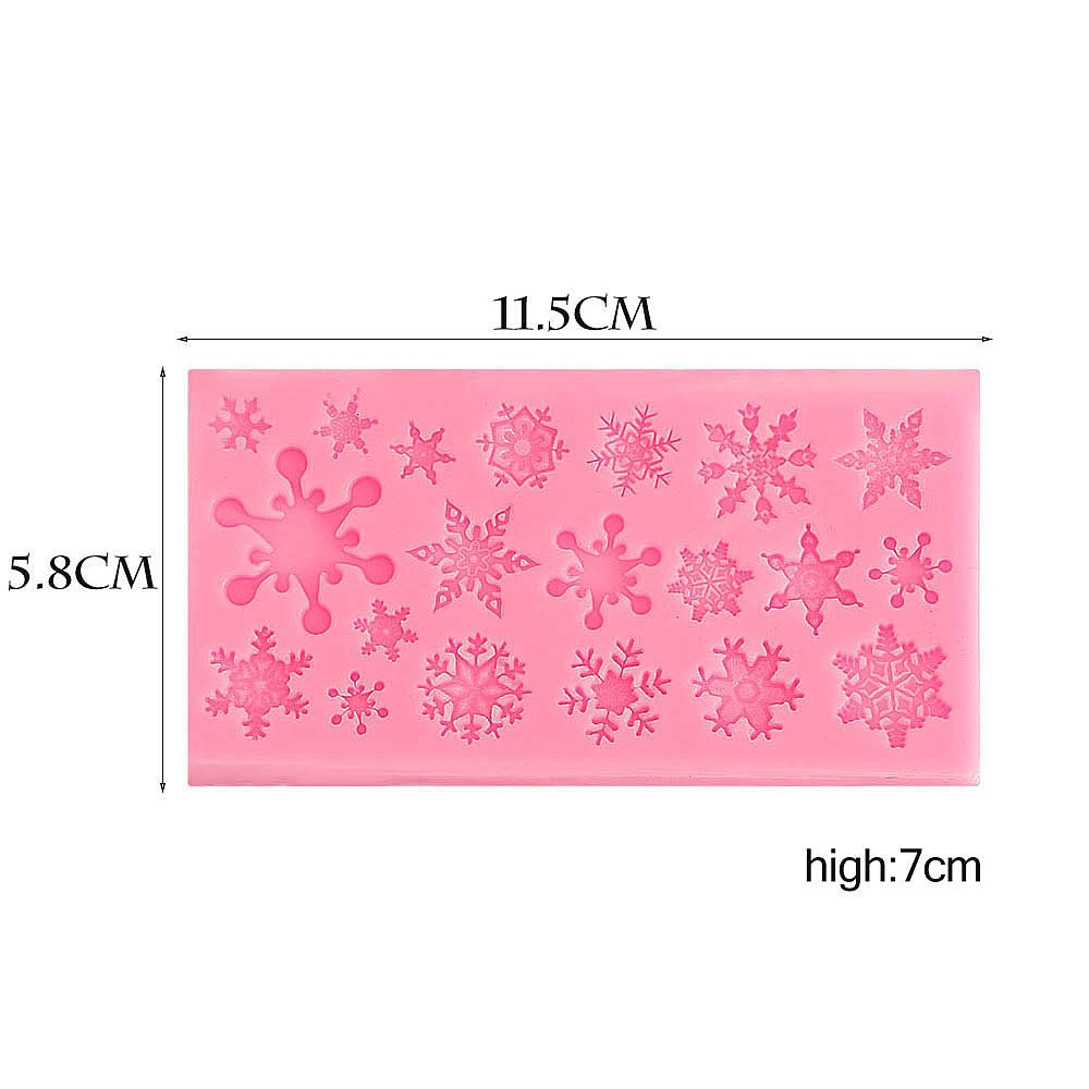 Snowflakes pink