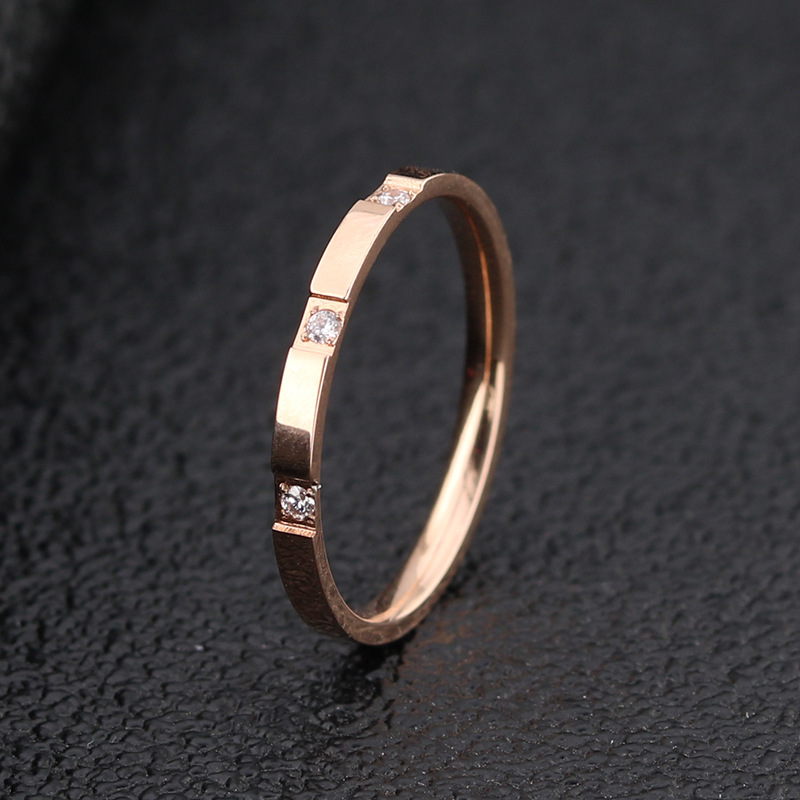 3:rose gold color plated