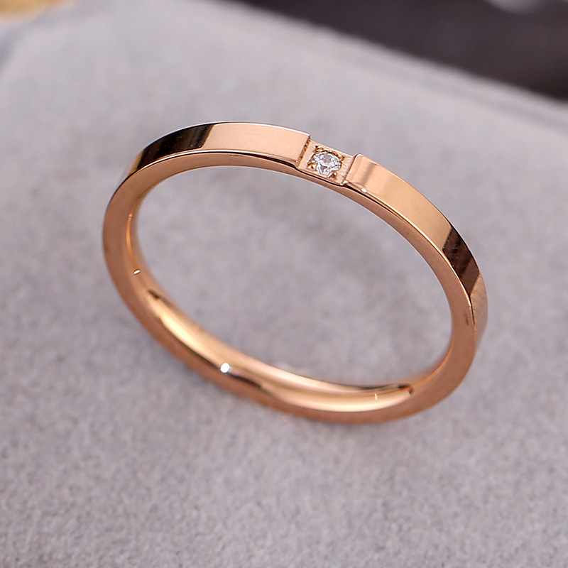 2:rose gold color plated