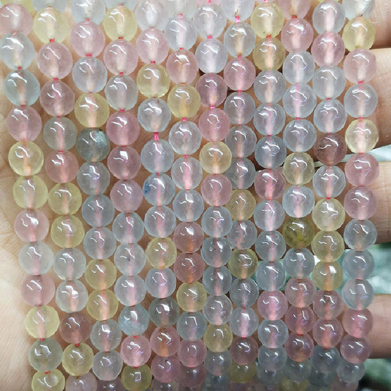 Morganite color 4mm about 94pcs