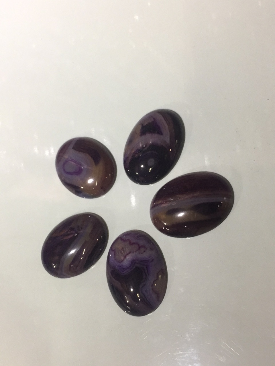 Striped agate purple