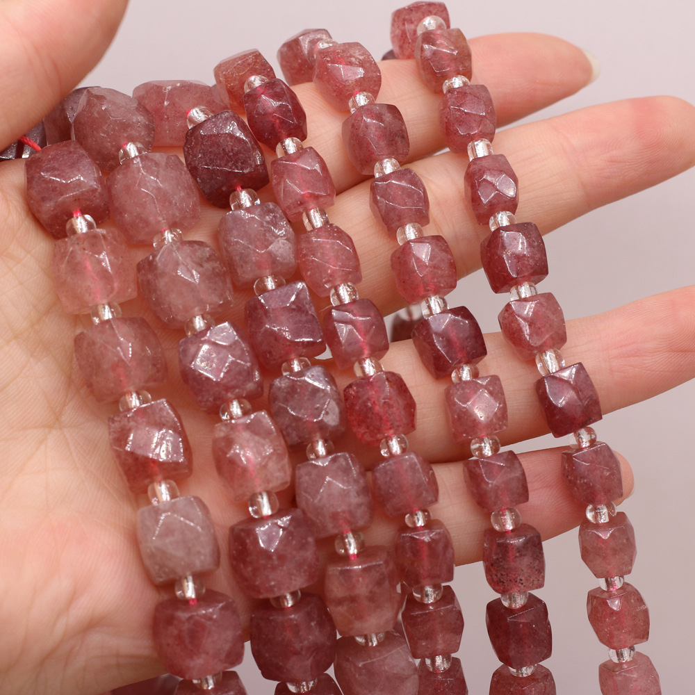 Strawberry Quartz  8-9mm