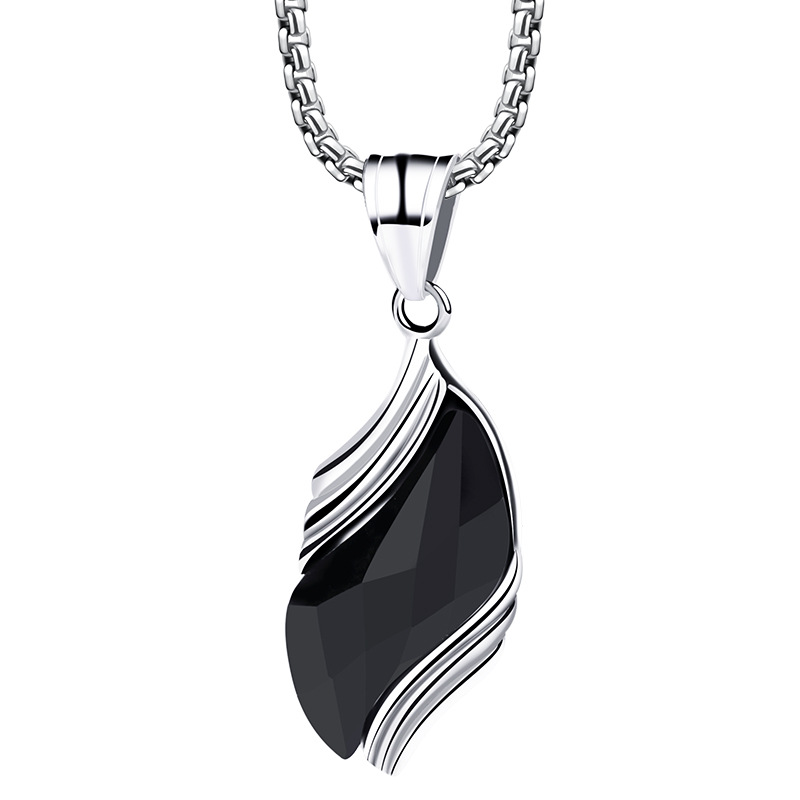 Black Stone Pendant