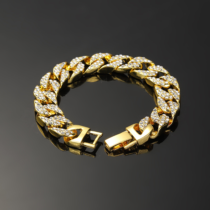 1:Bracelet gold 8inch