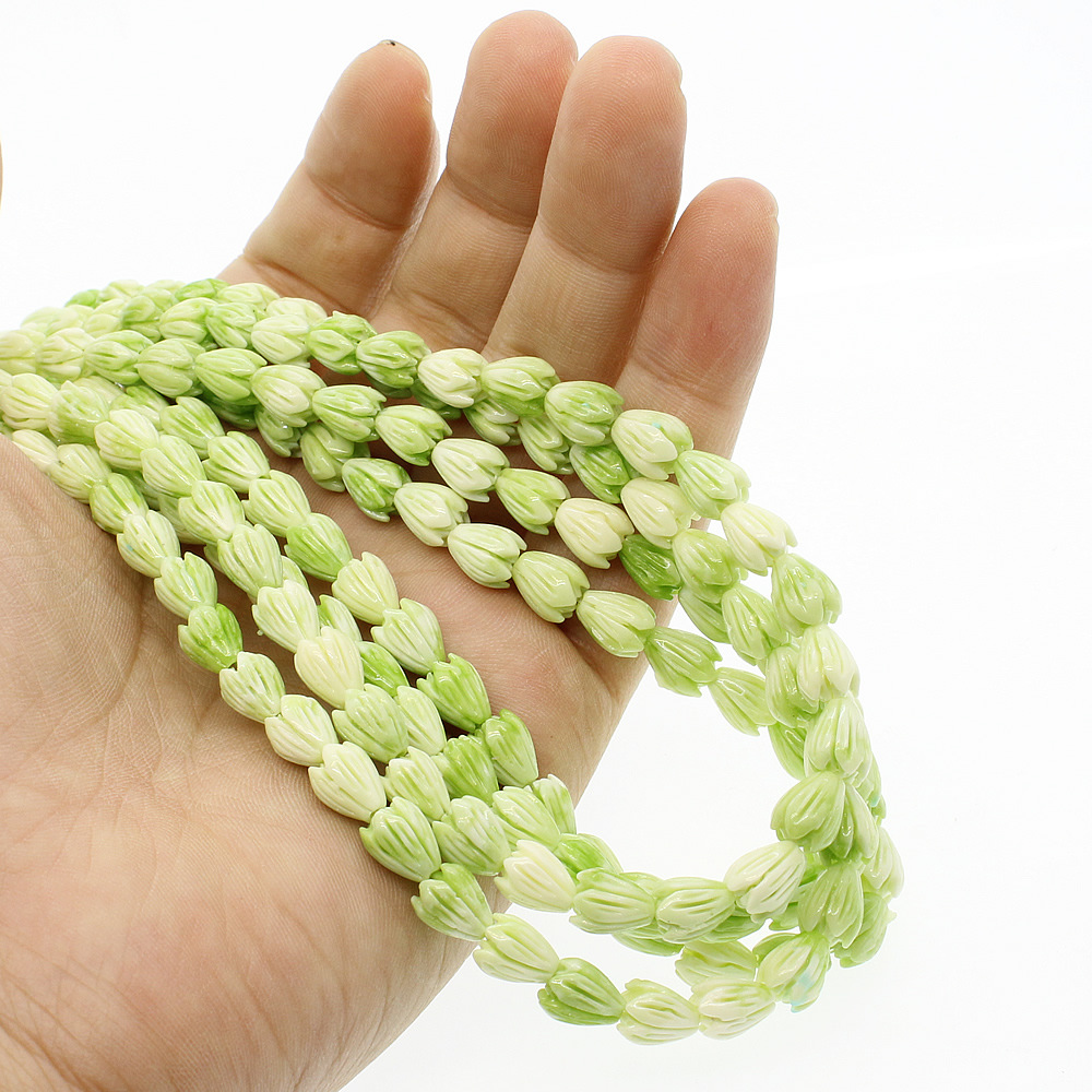 Light green 4 8*11mm/32 pieces