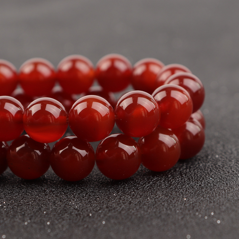 7A red agate 12mm*30 piec