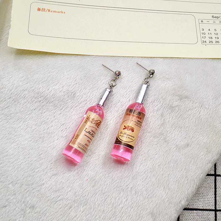 4:Ear studs pink 6cm