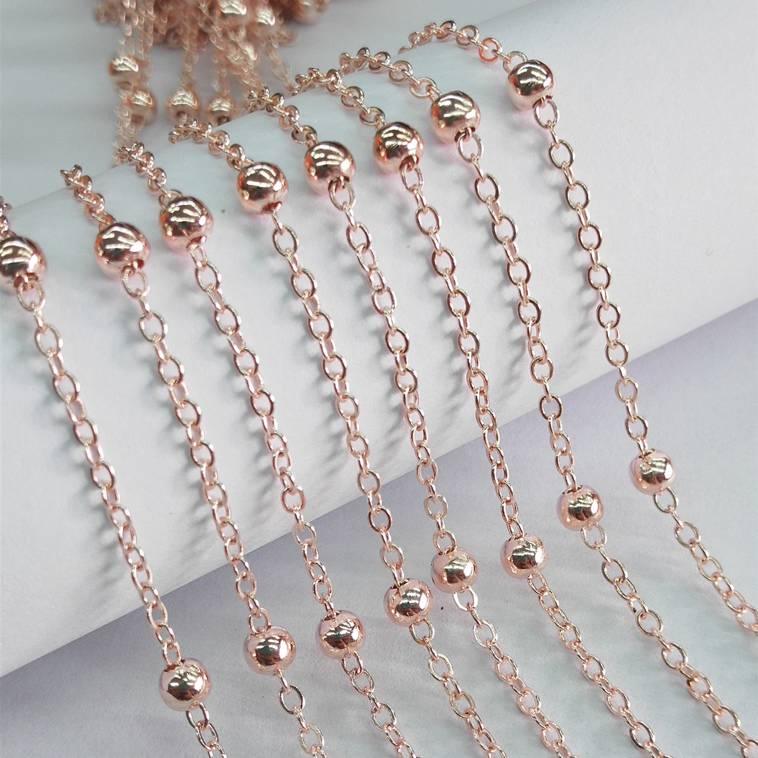 5:rose gold color plated