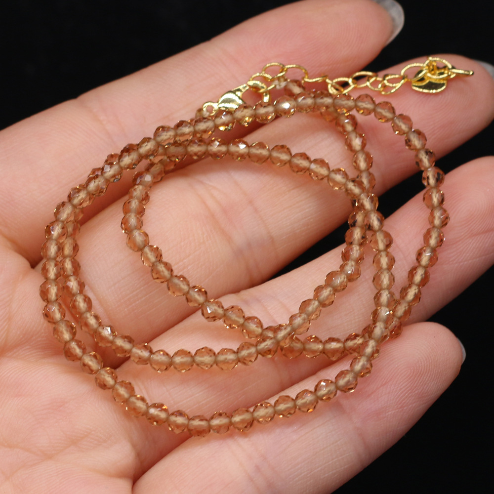 Coffee 3mm length 38+5cm