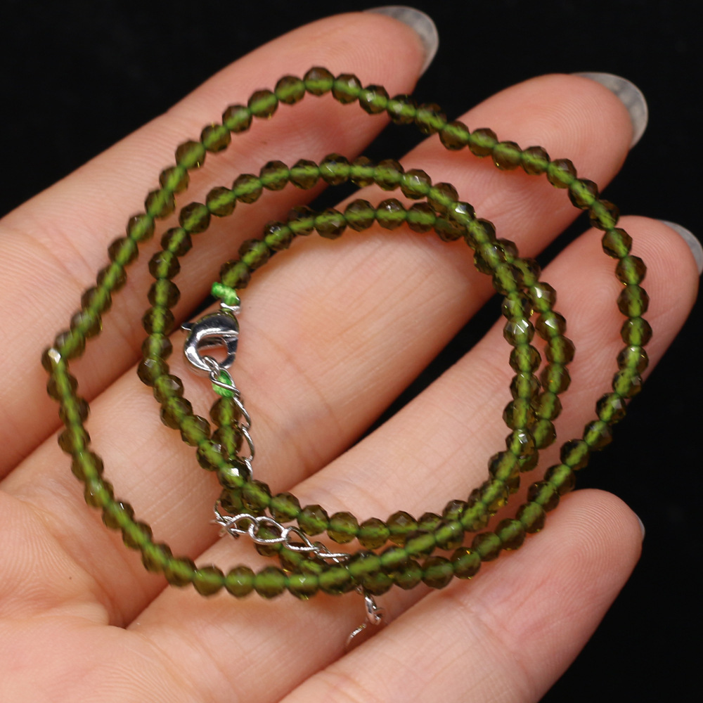 Dark green 3mm length 38+5cm