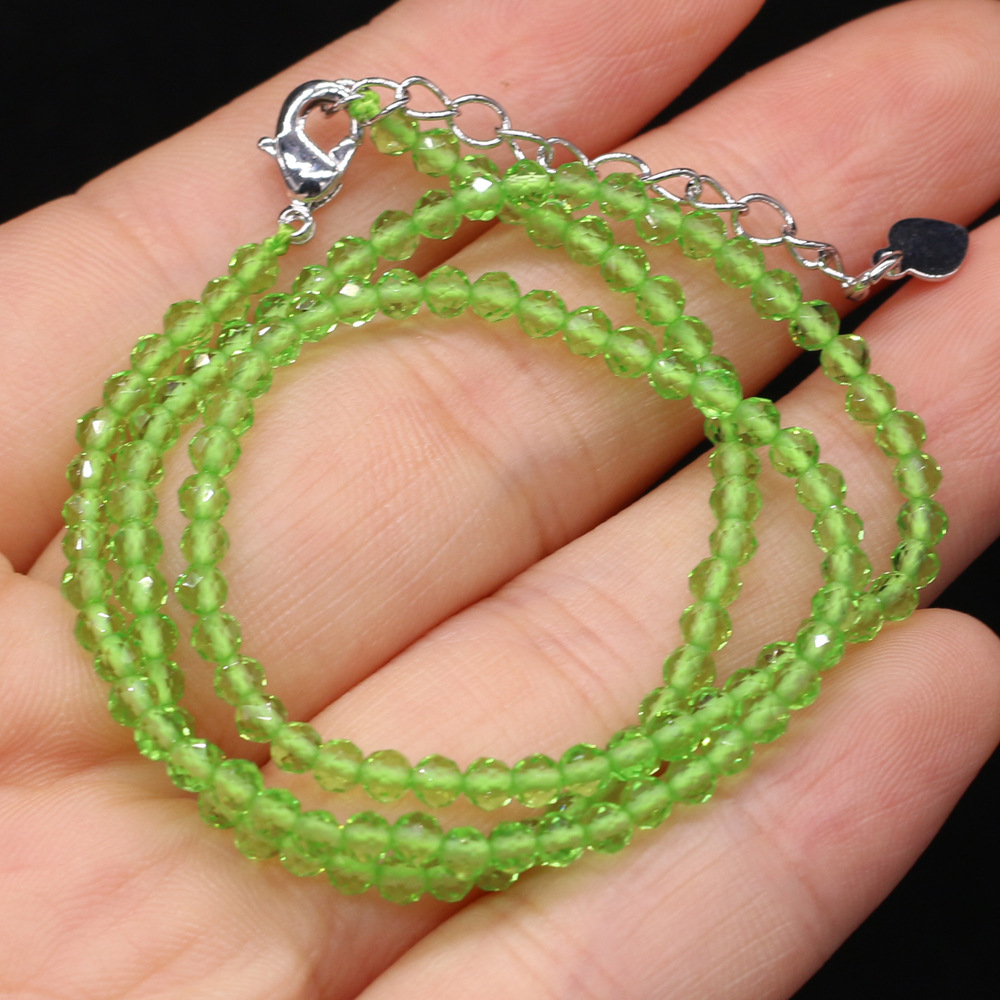 Light green 3mm length 38+5cm