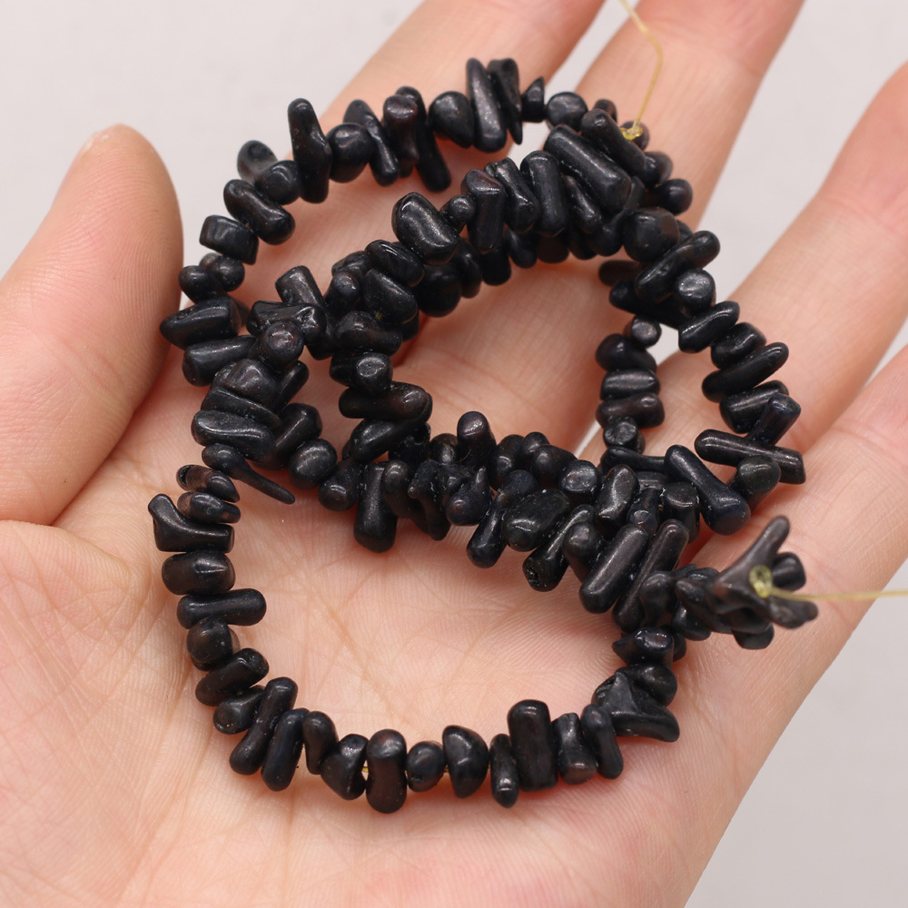 Black 3-6x5-10mm length 38 cm