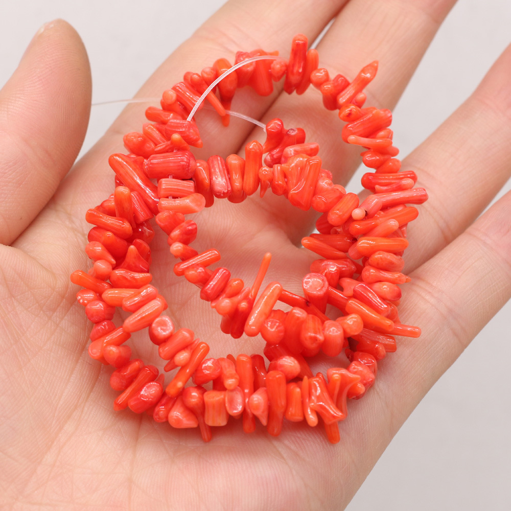 Orange 3-6x5-10mm length 38 cm