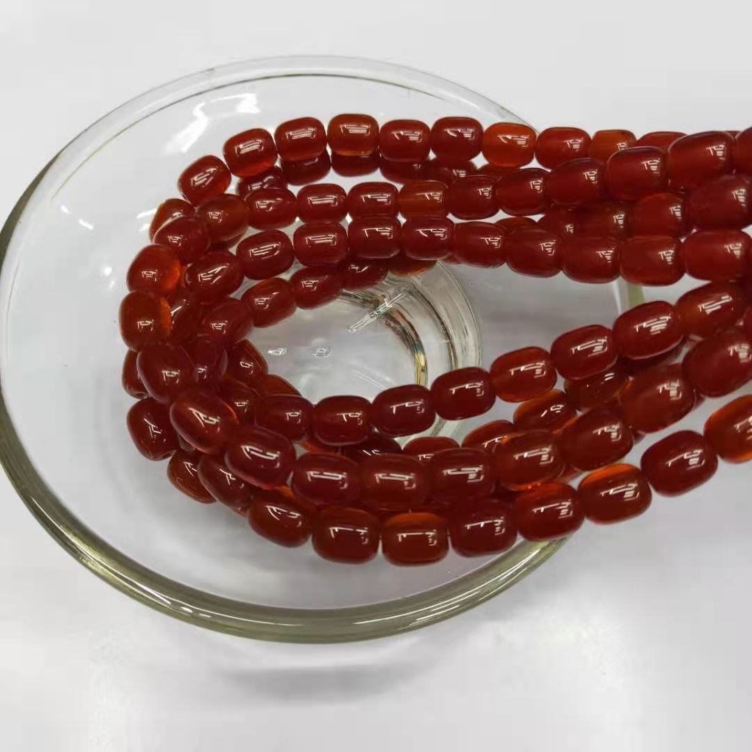 Agate red 8*10mm (42 per treaty)