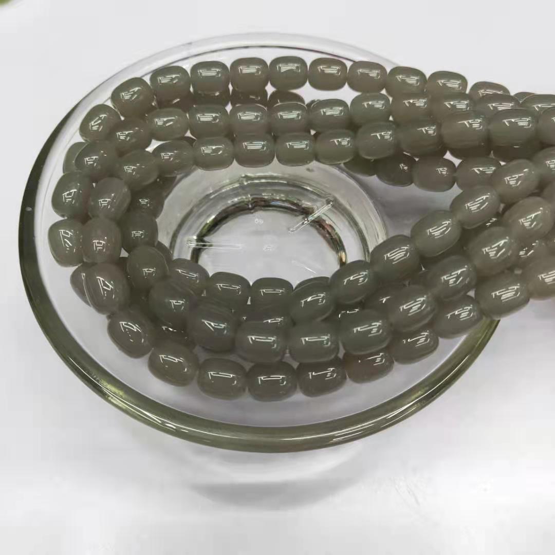 Transparent grey 8*10mm (42 per treaty)